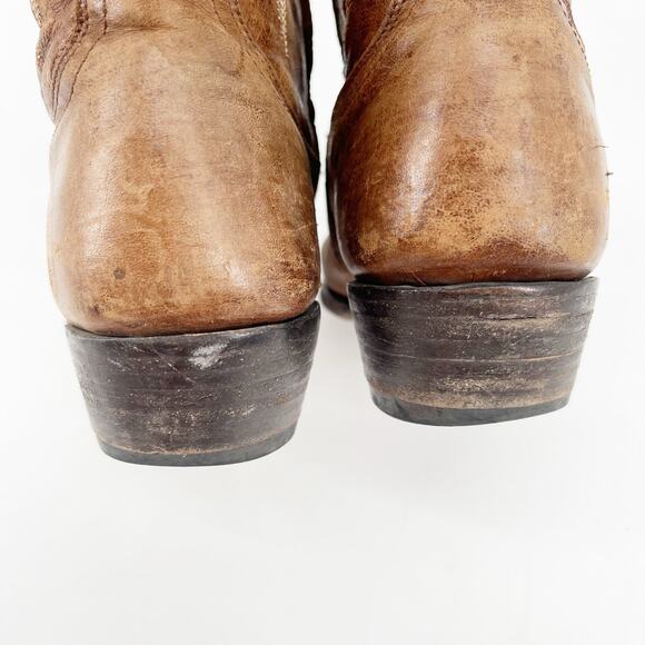 Old Gringo Women’s 8.5 Mayra Brass Brown Knee High Tall Western Cowgirl Boots - Picture 8 of 11